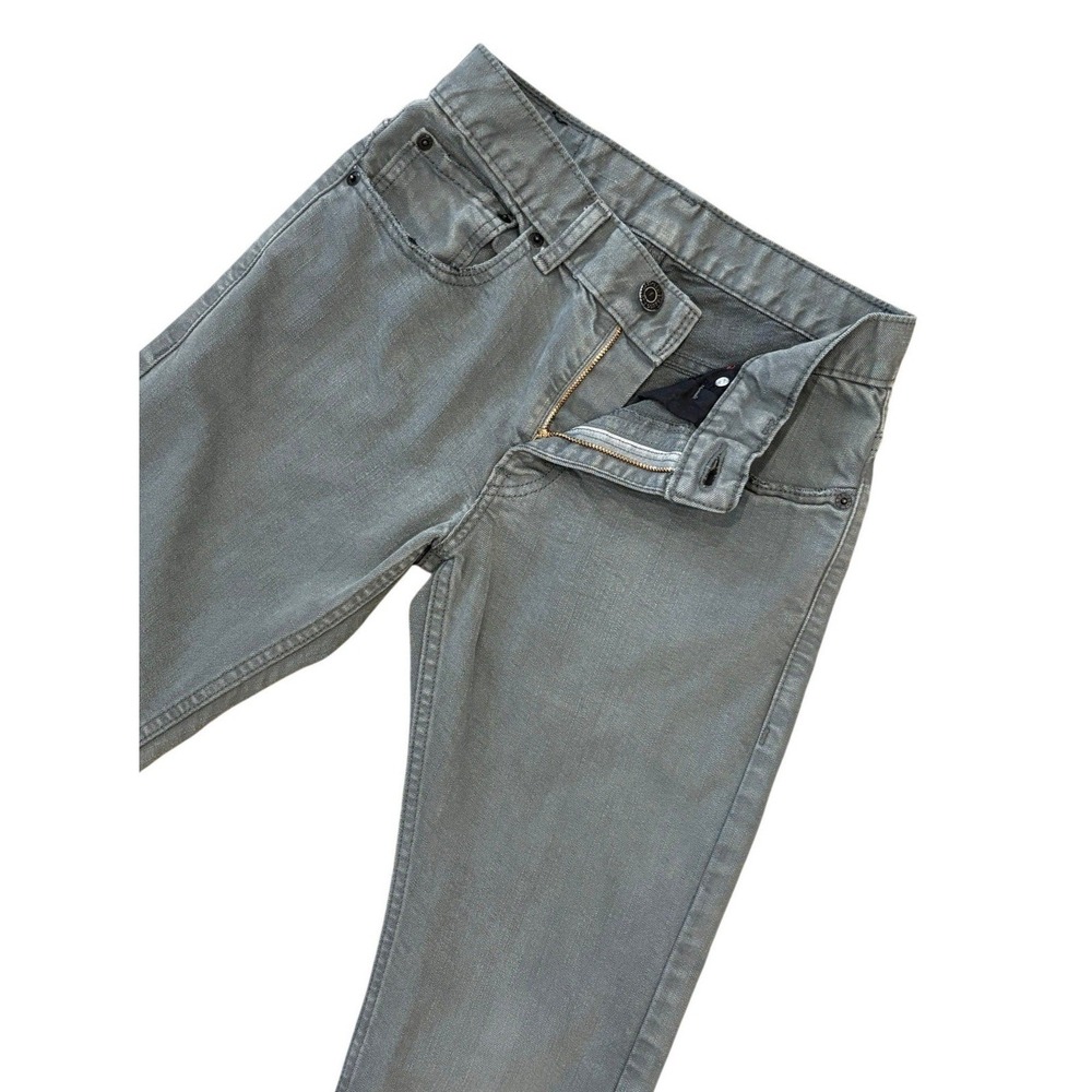Levi's 511 Jeans Women 27x27 Grey Skinny Fit Black‎ Batwing Denim Pants